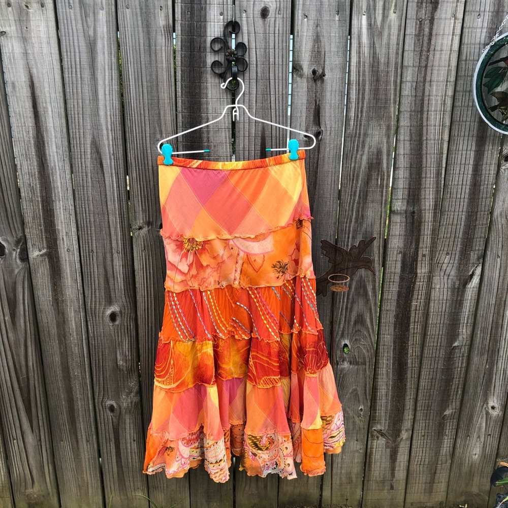 Multi colored skirt